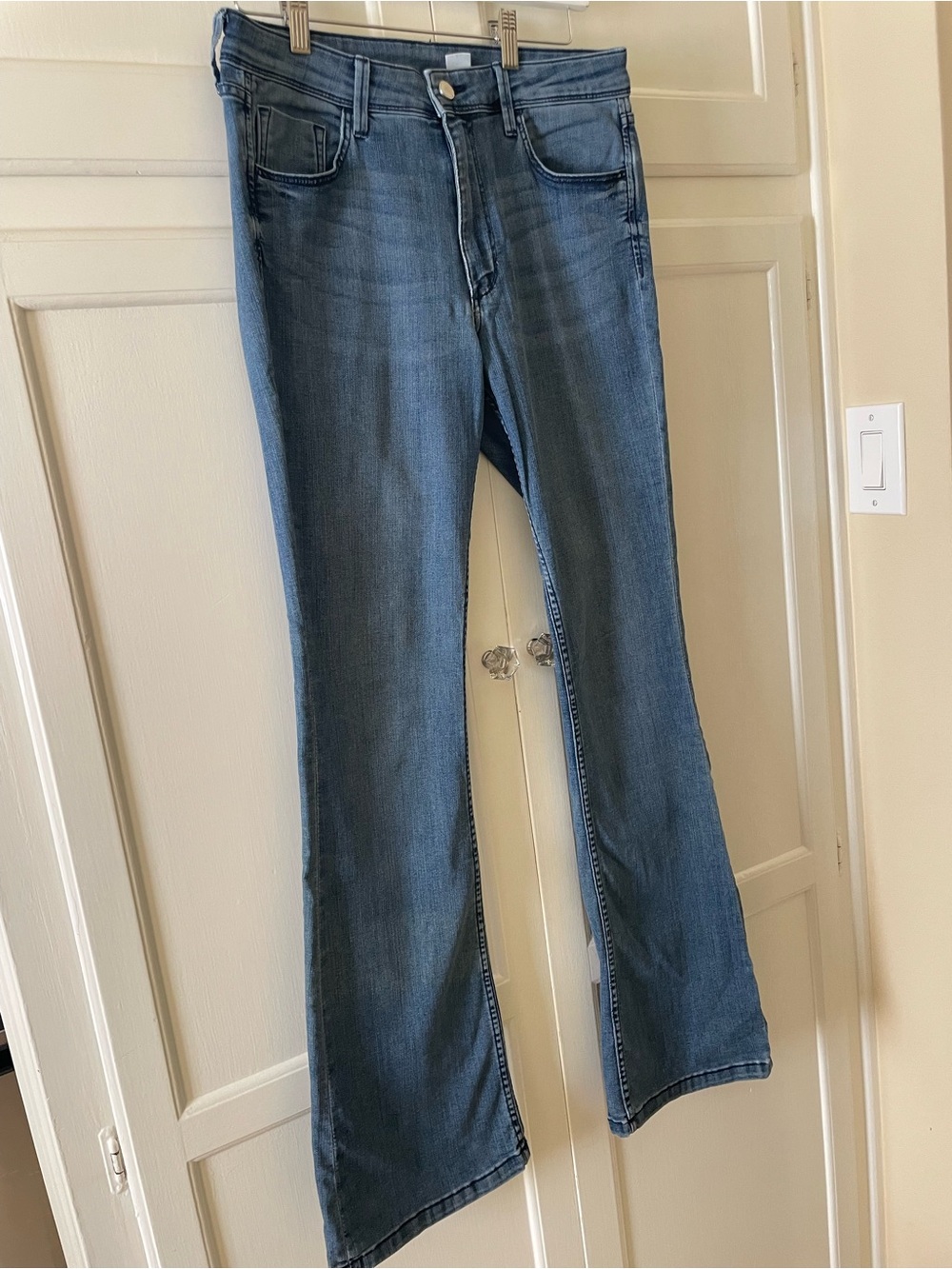 Women's Mini Flare Jeans